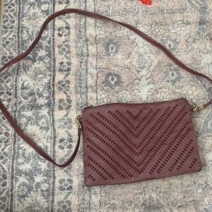 Elegant Brown Crossbody Bag